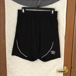 Umbro black shorts size M